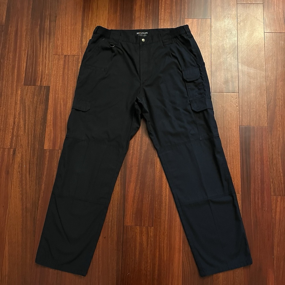 511 Tactical Pants Men 36x32 Black Cargo Ripstop Outdoor Hunting Hiking Utility